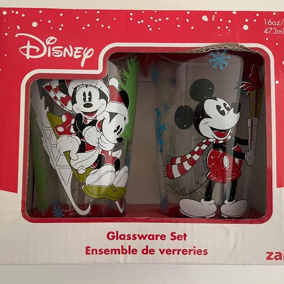 Disney Other - NIB- Disney Holiday Glassware Set